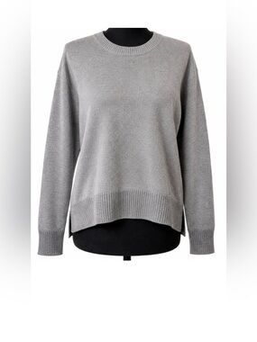 Anthropologie Gray Crewneck Pullover Sweater Womens Small Knit